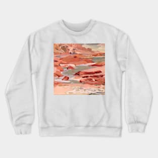 Red Rocks on the Seashore Crewneck Sweatshirt